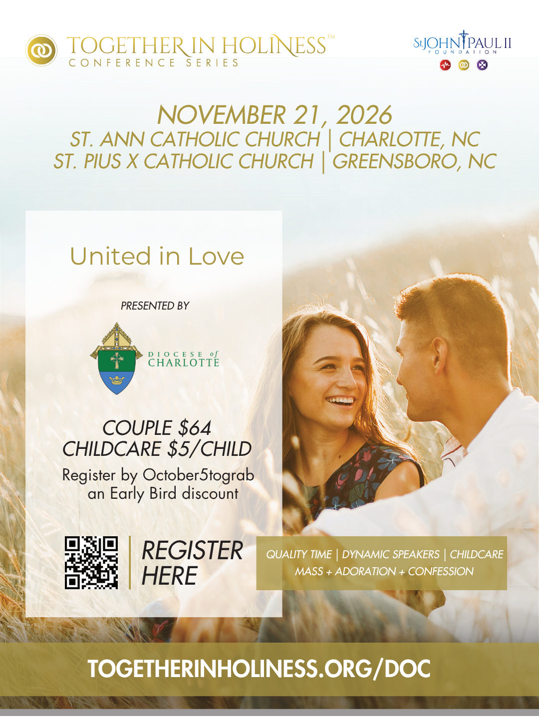 Marriage Retreat, Saturday, November 21, 2026